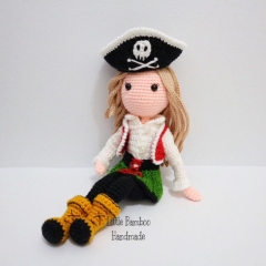 Sophia The Pirate Girl amigurumi by Little Bamboo Handmade