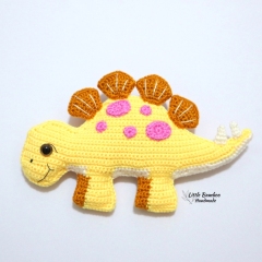 Stegosaurus Ragdoll amigurumi by Little Bamboo Handmade