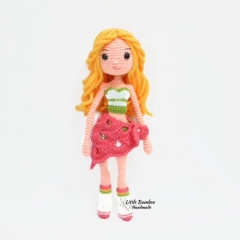 Summer girl amigurumi pattern by Little Bamboo Handmade