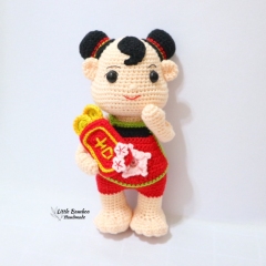 The Prosperity Baby amigurumi by Little Bamboo Handmade