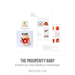 The Prosperity Baby amigurumi pattern by Little Bamboo Handmade