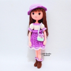 Violet amigurumi pattern by Little Bamboo Handmade