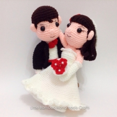 Wedding Couple amigurumi by Little Bamboo Handmade