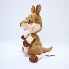 Zoey The Kangaroo amigurumi pattern by Little Bamboo Handmade