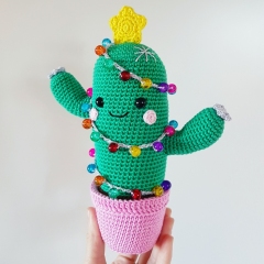 Christmas Cactus amigurumi by Super Cute Design