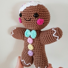 Gingerbread Man amigurumi by Super Cute Design
