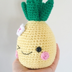 Happy Pineapple amigurumi by Super Cute Design
