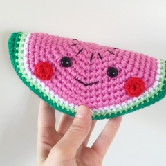 Happy Watermelon amigurumi by Super Cute Design