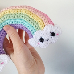 Happy rainbow amigurumi by Super Cute Design