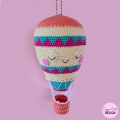 Hot Air Balloon amigurumi by Super Cute Design
