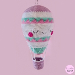 Hot Air Balloon amigurumi pattern by Super Cute Design