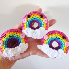 Rainbow Donuts amigurumi pattern by Super Cute Design