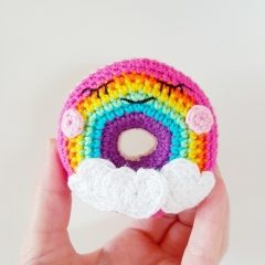 Rainbow Donuts amigurumi by Super Cute Design