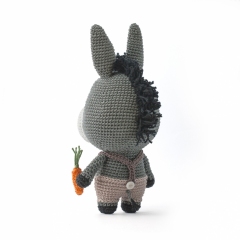 Bernard the Donkey amigurumi by DIY Fluffies