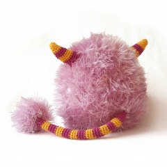 Bibi the cotton candy monster amigurumi pattern by DIY Fluffies