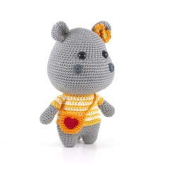 Hannah the Hippo amigurumi pattern by DIY Fluffies