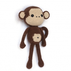 Cute Monkey amigurumi pattern by DIY Fluffies