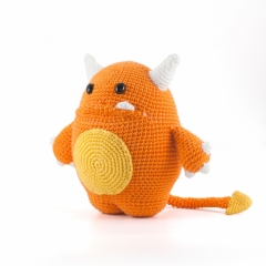 Mr. Orange Monster amigurumi pattern by DIY Fluffies