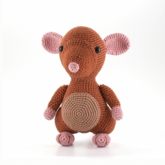 Rupert the Rat amigurumi pattern by DIY Fluffies