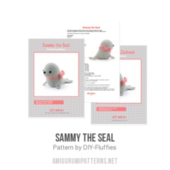 Sammy the Seal amigurumi pattern by DIY Fluffies
