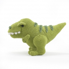 Titus the T-REX dinosaur amigurumi pattern by DIY Fluffies