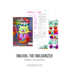 Owlivia, the owlganizer amigurumi pattern by Ahooka