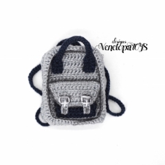 Backpack for a doll amigurumi pattern by VenelopaTOYS