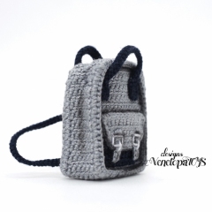 Backpack for a doll amigurumi by VenelopaTOYS