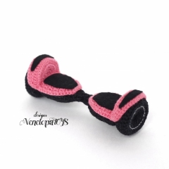 Hoverboard for a doll amigurumi by VenelopaTOYS