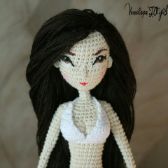 Doll Jessica amigurumi pattern by VenelopaTOYS