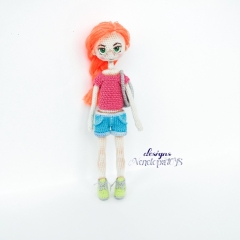 Doll Summer amigurumi by VenelopaTOYS