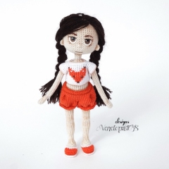 Doll in Kigurumi Costume  amigurumi pattern by VenelopaTOYS