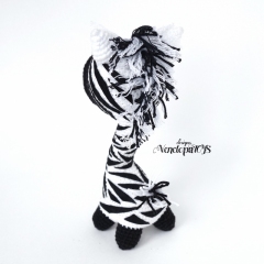Funny Zebra amigurumi pattern by VenelopaTOYS