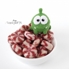 Om Nom from Cut the Rope amigurumi by VenelopaTOYS