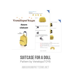 Suitcase for a doll amigurumi pattern by VenelopaTOYS