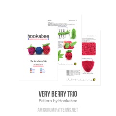 Very Berry Trio amigurumi pattern by Hookabee