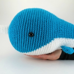 Walden the Narwhal (or Whale!) amigurumi by Hookabee