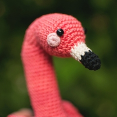 Floyd the Flamingo amigurumi pattern by yorbashideout