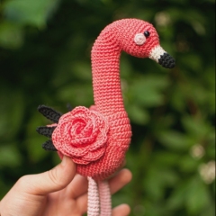 Floyd the Flamingo amigurumi by yorbashideout