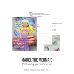 Mabel the Mermaid amigurumi pattern by yorbashideout