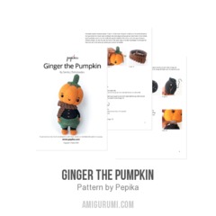 Ginger the Pumpkin amigurumi pattern by Pepika
