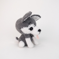 Ash the Husky amigurumi by Theresas Crochet Shop