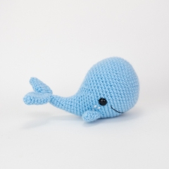 Barnaby the Blue Whale amigurumi pattern by Theresas Crochet Shop