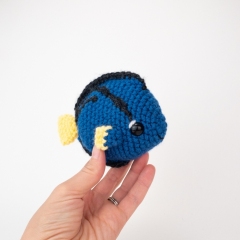 Beckett the Blue Tang amigurumi by Theresas Crochet Shop