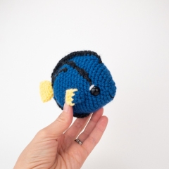 Beckett the Blue Tang amigurumi pattern by Theresas Crochet Shop