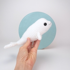 Bianca the Beluga Whale amigurumi pattern by Theresas Crochet Shop
