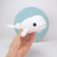 Bianca the Beluga Whale amigurumi by Theresas Crochet Shop