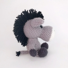 Donovan the Donkey amigurumi by Theresas Crochet Shop