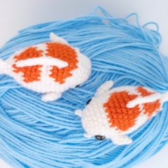 Kiki the Koi amigurumi pattern by Theresas Crochet Shop
