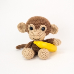 Martin the Monkey amigurumi pattern by Theresas Crochet Shop